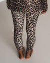 BASERANGE 25 Autumn/Winter SYNC Skinny Stirrup Casual Pants BAS-PASL-CI-AU25-LEOPARD
